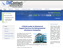 Tablet Screenshot of dmcontact.com